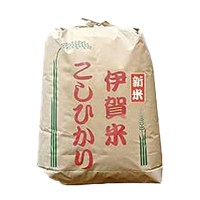 25kg Iga kosihikari rice picture packed by brown bag